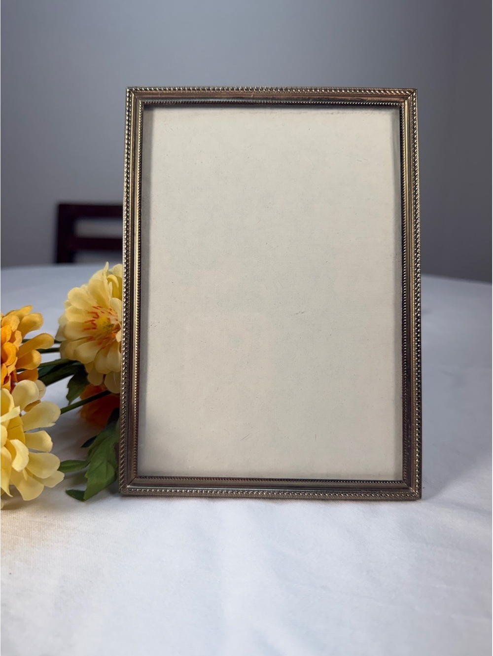 Vintage gold 5x7 frame